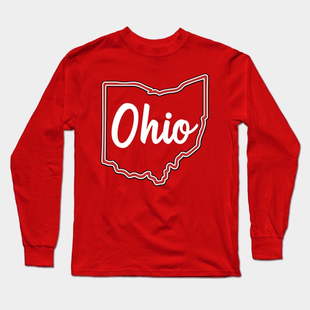 Ohio Long Sleeve T-Shirt by HuskyClothing